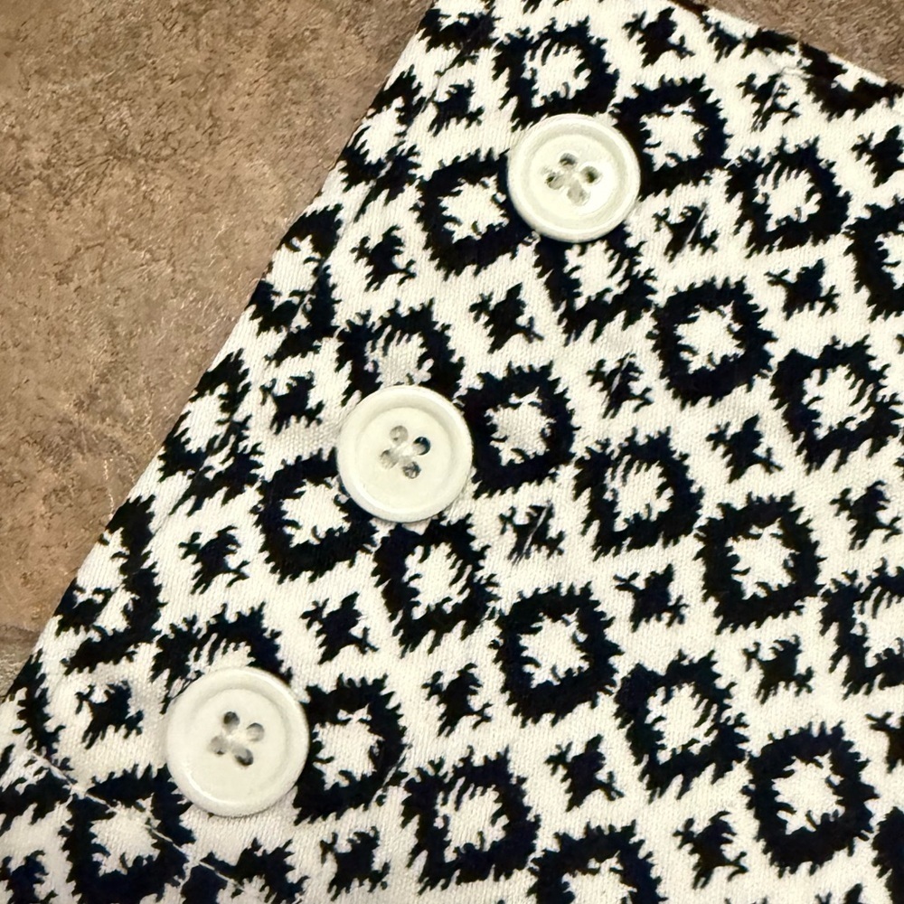 Counterparts Black and White Printed Women's Pants - Picture 4 of 5